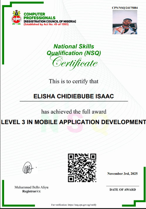 Becoming a Certified App Developer: My CPN NSQ Level 3 Journey